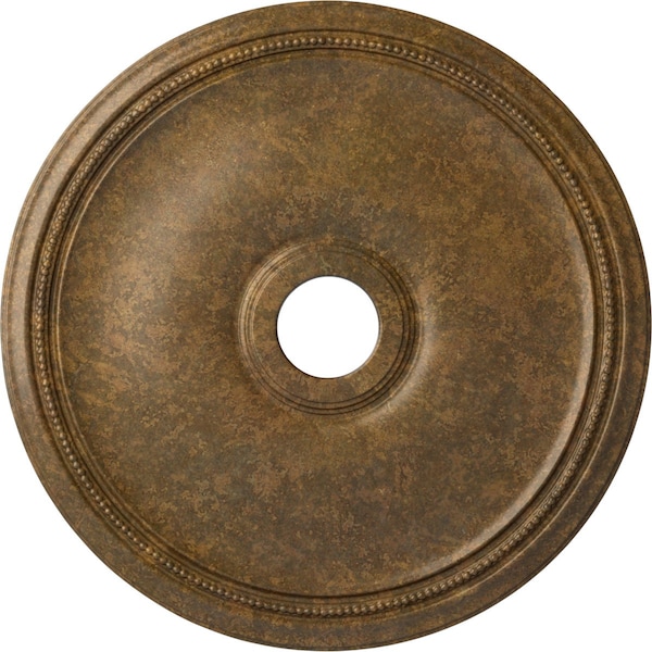 Ekena Millwork Theia Ceiling Medallion (Fits Canopies up to 6 3/4"), 24"OD x 3 5/8"ID x 1 3/4"P, Rubbed Bronze CM24THRZS - main